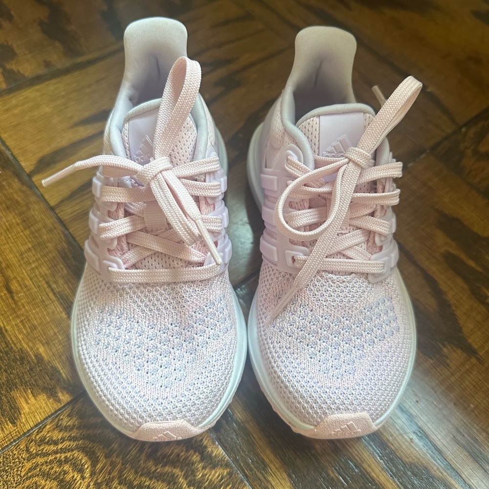 Adidas Light Pink ultra dream DNA sneakers.